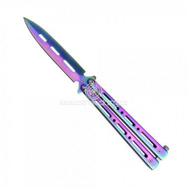 Nůž motýlek SCK Spear purple