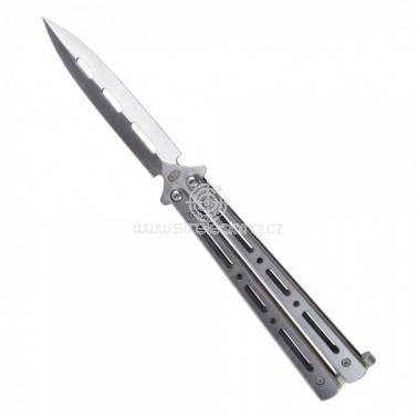 Nůž motýlek SCK Spear silver
