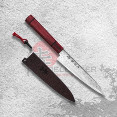 nůž Petty 135 mm Kanetsune Damascus 