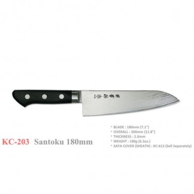 nůž Santoku 180mm Kanetsune KC-200 Series