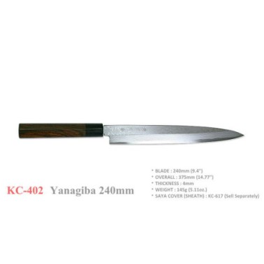 nůž Yanagiba / Sashimi 240 mm - Kanetsune KC-400 Series