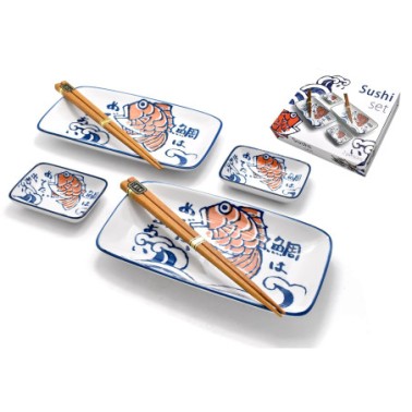 porcelánový servis na SUSHI - Sakana, ryby