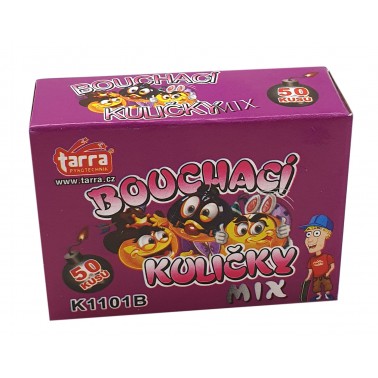 Pyrotechnika Dětská Bouchací kuličky MIX 50ks