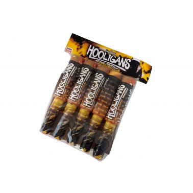 Pyrotechnika Dýmová pochodeň Hooligans žlutá 5ks