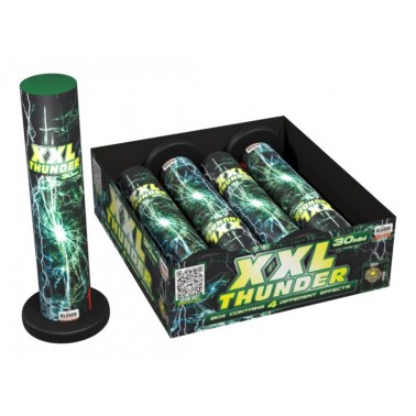 Pyrotechnika Kulové pumy Single Shot XXL Thunder 30mm 4ks