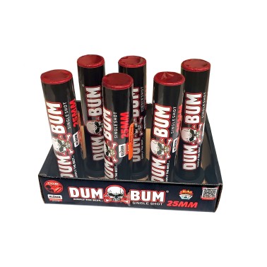 Pyrotechnika Kulové pumy Single Shots DUM BUM 25mm 6ks
