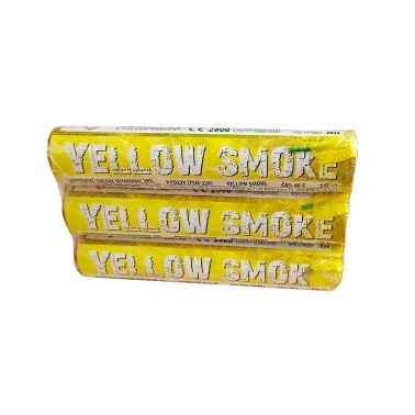 Pyrotechnika Žlutá dýmovnice YELLOW SMOKE 3ks