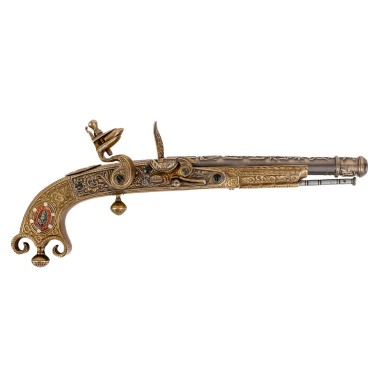 Replika pistole křesadlová, Skotsko 1760