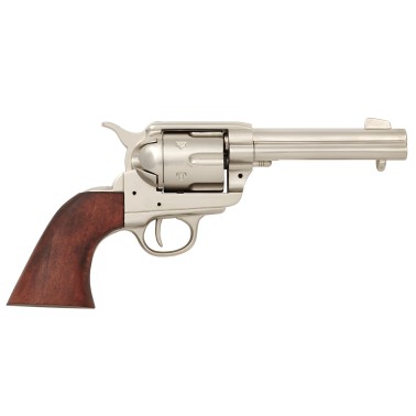 Replika revolver Colt Peacemaker .45, chrom, USA 1873