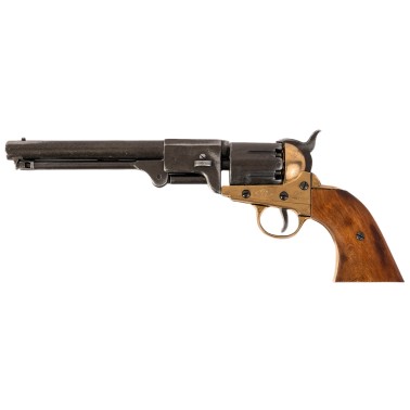 Replika revolver Confederate, mosaz, Worn, USA 1860