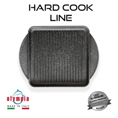 titanový grilovací plech 28x28 cm, Hard Cook line z litého hliníku