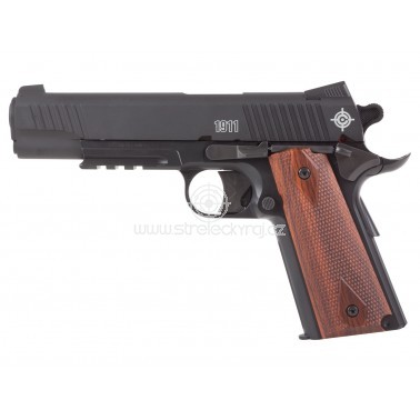 Vzduchová pistole Crosman C1911 Black ráže 4,5 mm olověné diabolo