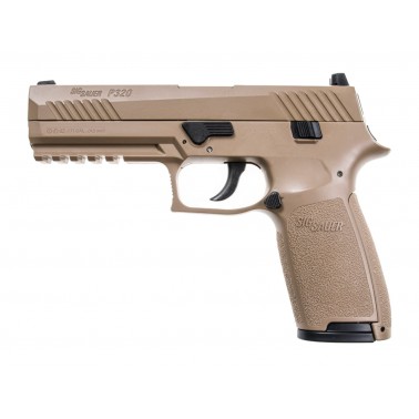 Vzduchová pistole Sig Sauer P320 coyote ráže 4,5 mm olověné diabolo