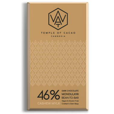 WAT Chocolate čokoláda z Kambodže 46% Cashew mylk 70g