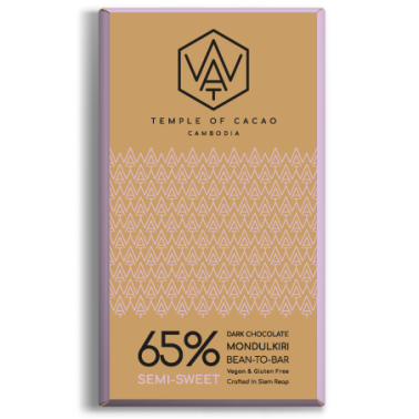 WAT Chocolate čokoláda z Kambodže 65% Semi Sweet 70g