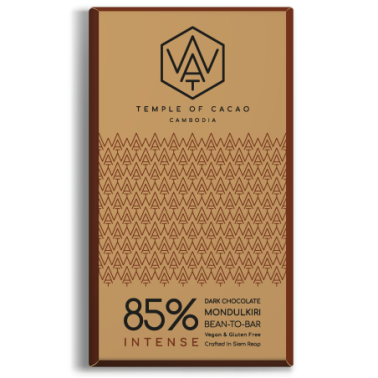 WAT Chocolate čokoláda z Kambodže 85% Intense 70g