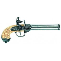 Replika Pistole trojhlavňová s křesacím zámkem