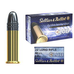 Malorážkové náboje SB 22 LR Club 2,6g/40gr bal. 50ks