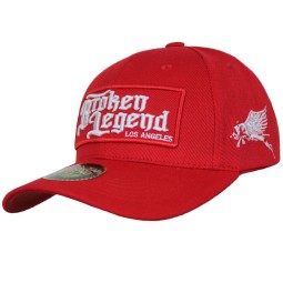 Snapback kšiltovka Yakuza Premium roken Legend BL 255, červená s výšivkou