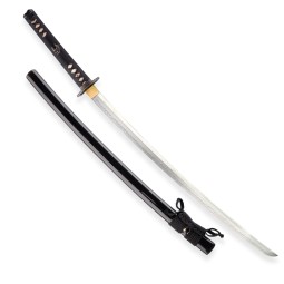 Exkluzivní replika meče katana Diable Kuro - ocel T-10, Choji Hamon
