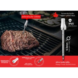 Profi digitální bezdrátový teploměr BBQ Bluetooth