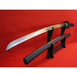 Katana ODAKE z překládané oceli a leštěnou imitací hamonu