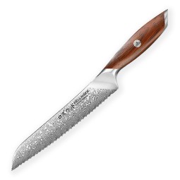 Nůž na pečivo Bread 210 mm Dellinger Rose Wood Damascus®
