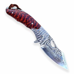 nůž zavírací Dellinger BARACUDA VG-10 damascus