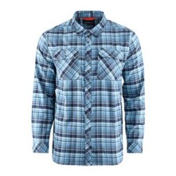 Dungeness Seawool Flannel Shirt  Captain's Blue XXL