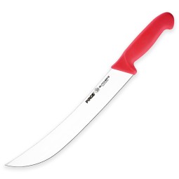 Řeznický porcovací nůž Scimitar 250 mm Pirge Butcher’s 30 cm – Solingen, červený
