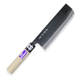 Japonský nůž WA-Nakiri 165 mm Kanetsune MUKASHI-NAGARANO, Hamatogi