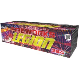 Kompaktní ohňostroj Fireworks Legion 264ran / 20, 25, 30, 35mm