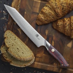 Kuchařský Kiritsuke nůž na pečivo 210 mm Dellinger Volcano
