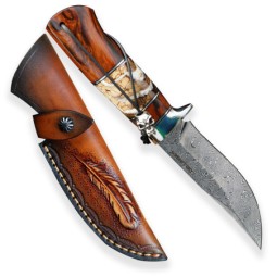 nůž lovecký Dellinger Waldmann Full Damascus Nr.12