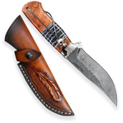 nůž lovecký Dellinger Waldmann Full Damascus Nr.2
