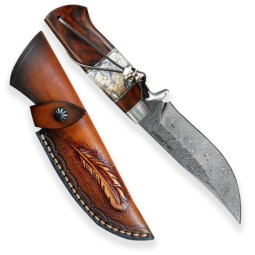 nůž lovecký Dellinger Waldmann Full Damascus Nr.4
