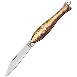 Nůž Mikov Rybička zlatá 130-NZn-1/ZL Stonewash