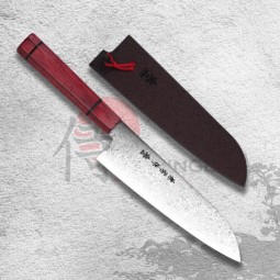 nůž Santoku 180 mm Kanetsune Damascus 