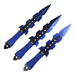 Nůž SCK Blue Fly, vrhací set 3ks