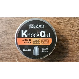 BAZAR - Diabolo JSB KnockOut Slugs .217 200ks cal.5,5mm