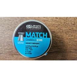 BAZAR - Diabolo JSB Match S100 500ks cal.4,5mm