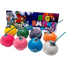 Pyrotechnika Dýmovničky Big Smoke Balls 8ks