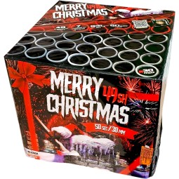 Pyrotechnika Kompakt 49 ran / 30mm Merry Christmas