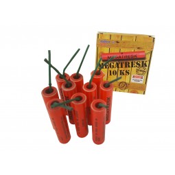 Pyrotechnika Petardy MEGATRESK s knotem 10ks