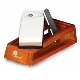 Souprava pro ostření nožů Dellinger #1000/#3000 Premium, kombinovaný kámen, stojánek a vodítko