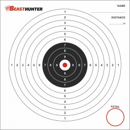 Terče vzduchové Beast Hunter 14x14cm bal.100ks