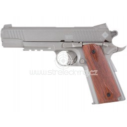 Vzduchová pistole Crosman C1911 Silver ráže 4,5 mm olověné diabolo